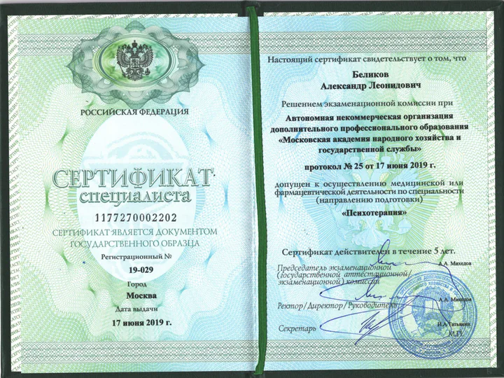 Дополнительный документ 1